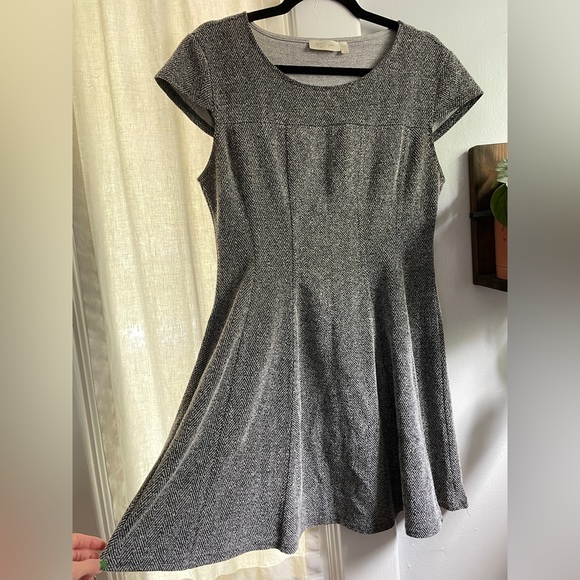 Cap Sleeve A-Line Dress - Picture 2 of 5